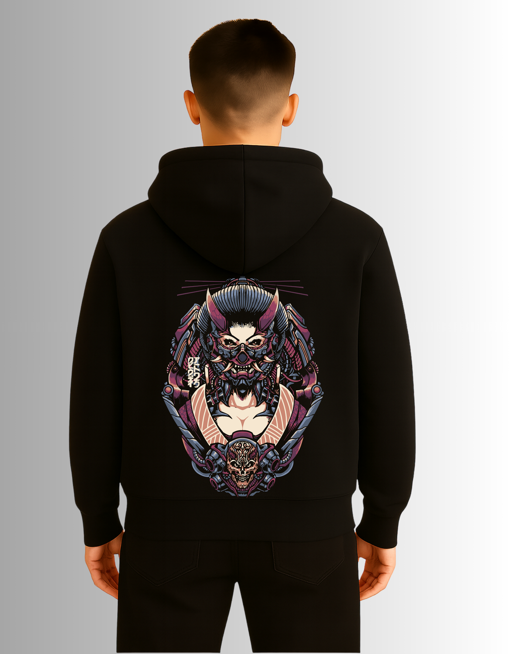 Cyber Geisha premium hoodie