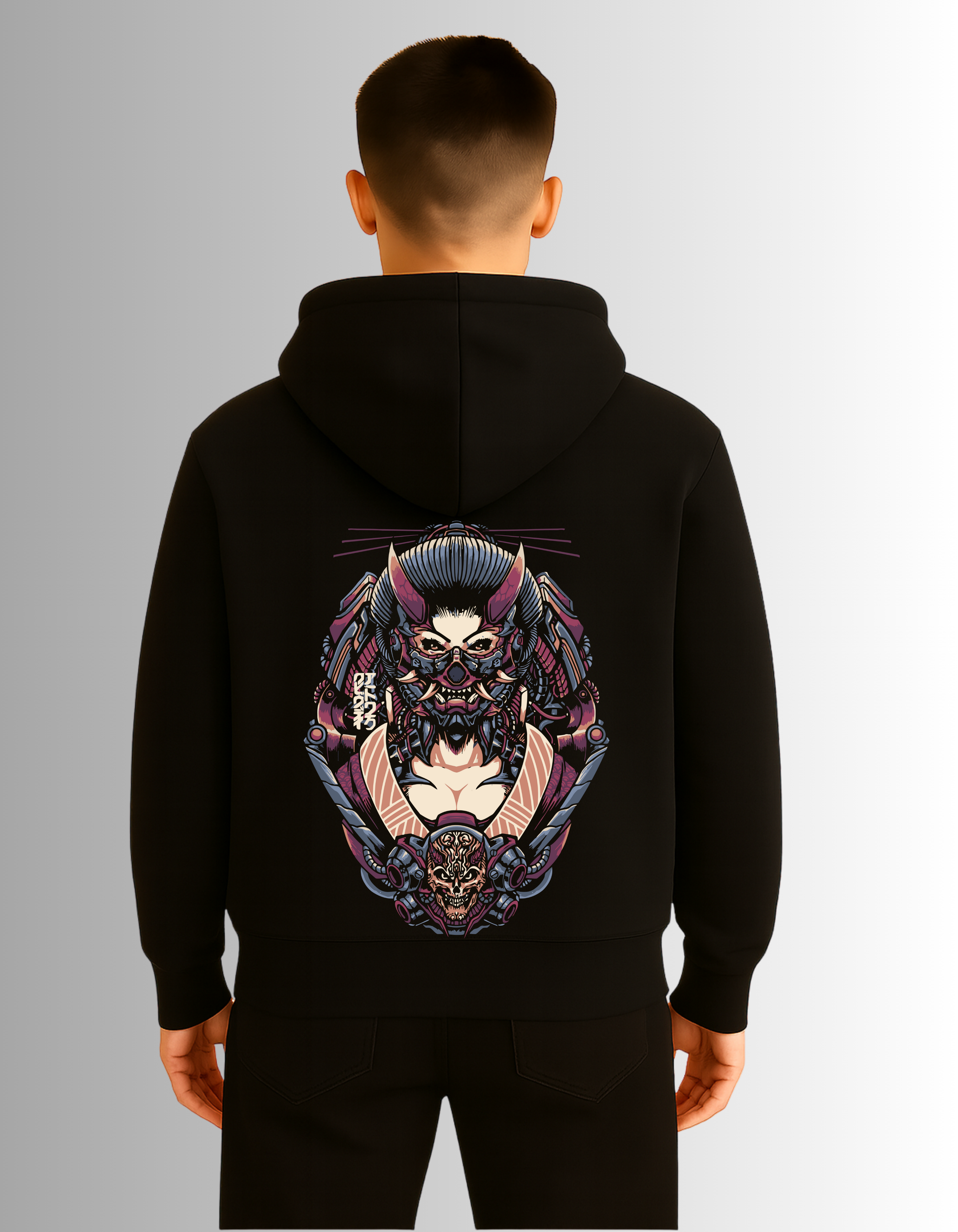 Cyber Geisha premium hoodie