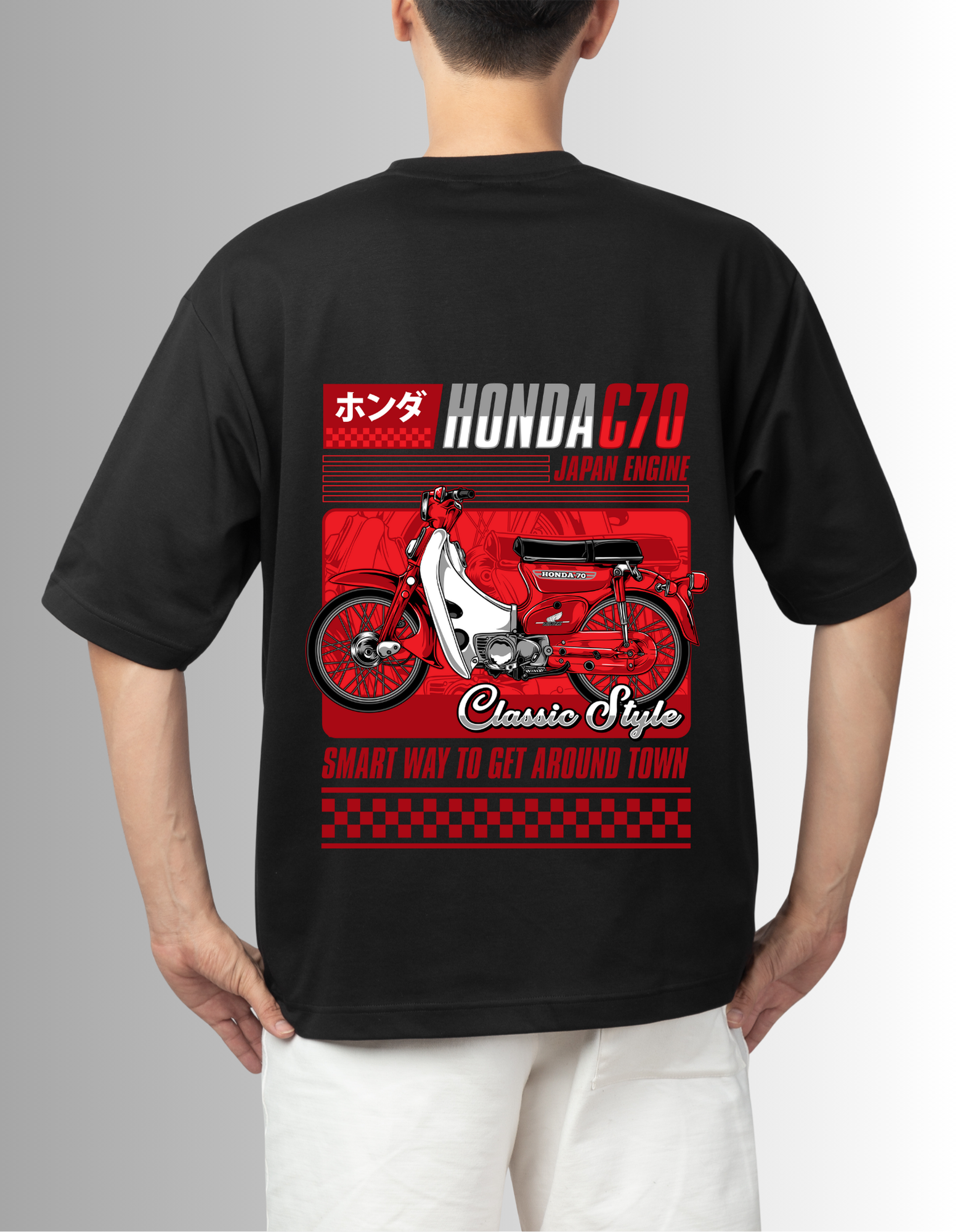 Premium Honda C70 T-Shirt 🏍️🔥