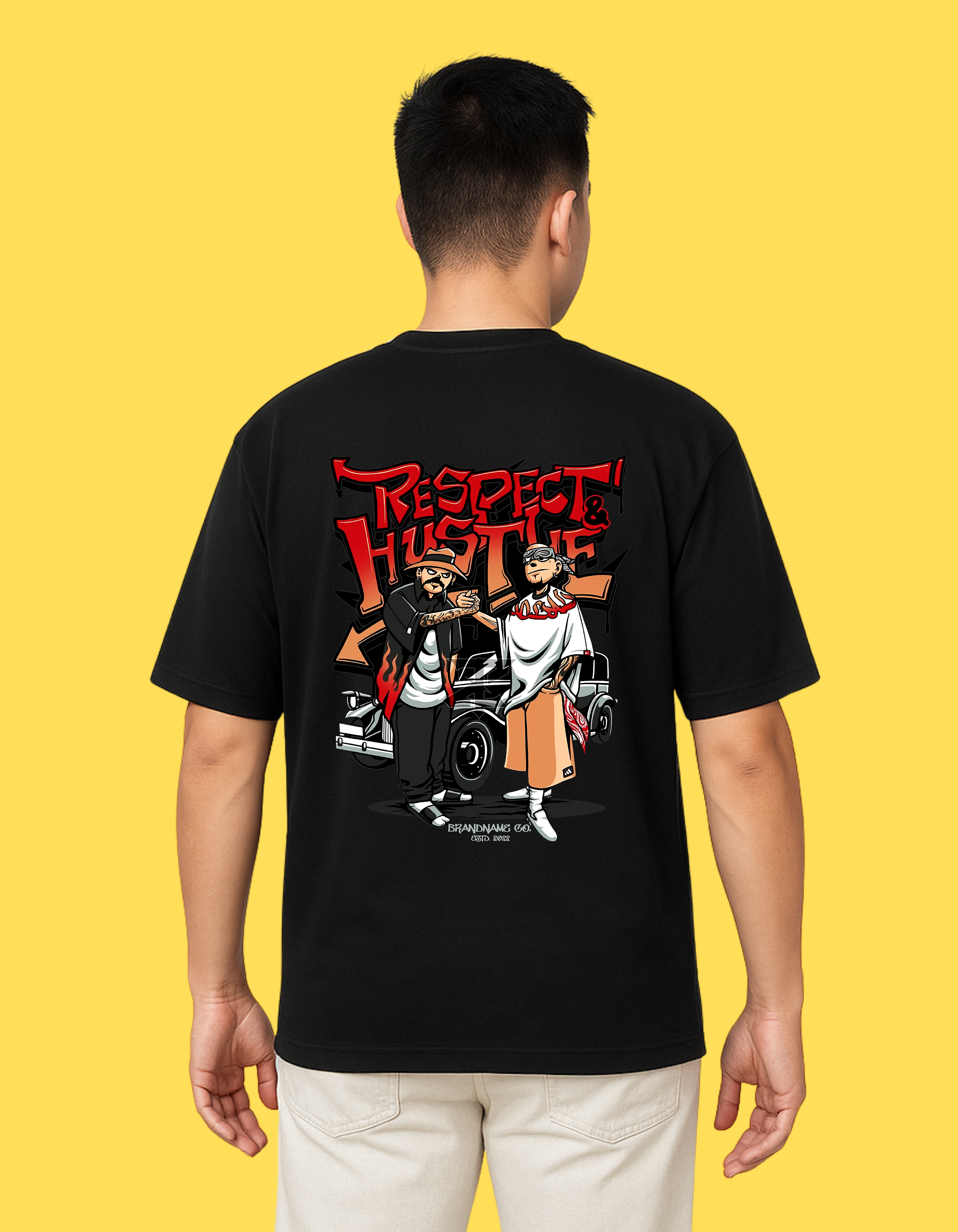 Bold Respect Hustle Oversized T-Shirt