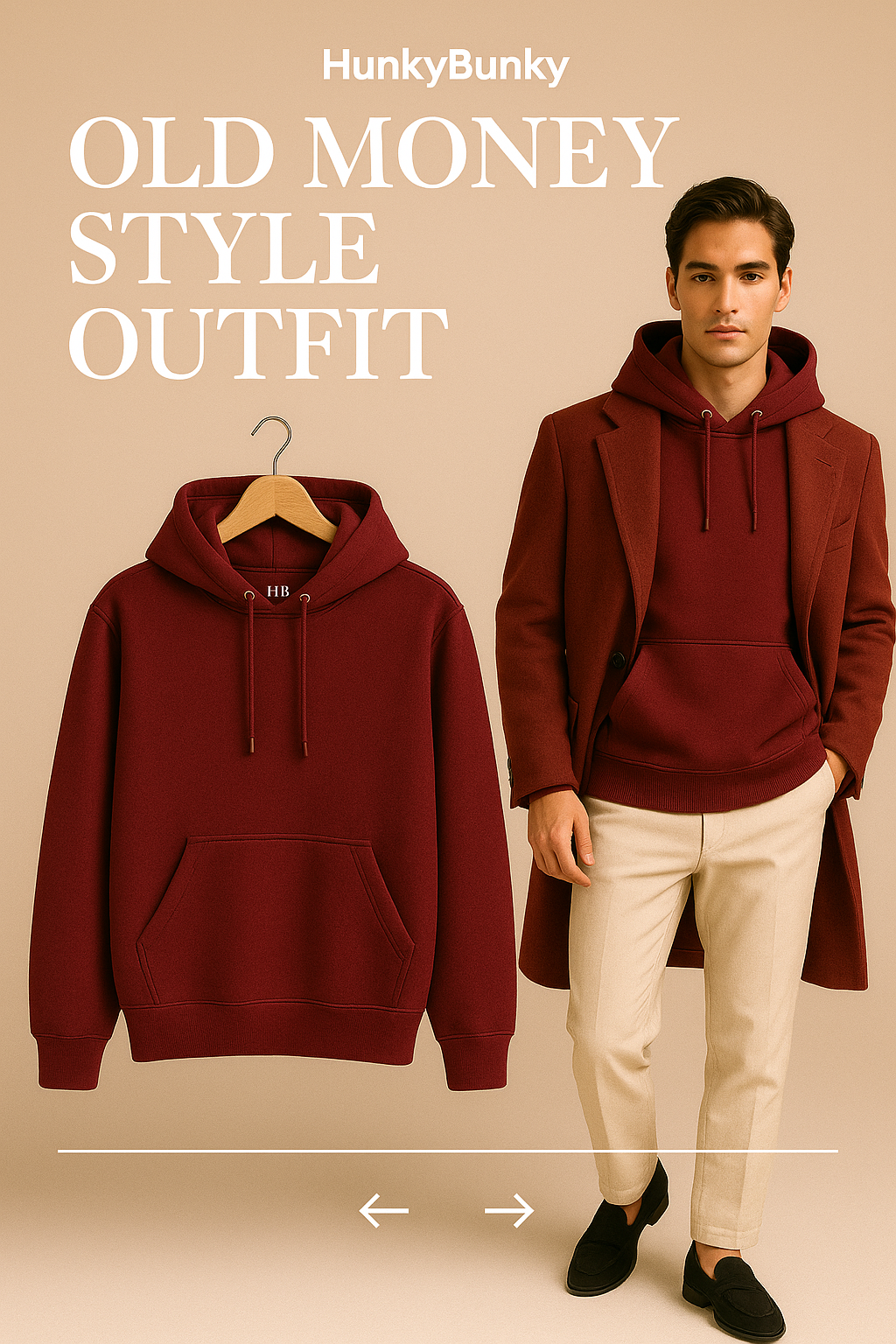 Heavy Fleece Old Money Oversized Hoodie