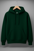 Heavy Fleece Oversized Hoodie (Bottle Green)
