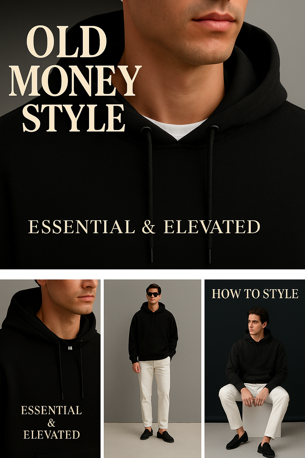 Heavy Fleece Old Money Oversized Hoodie