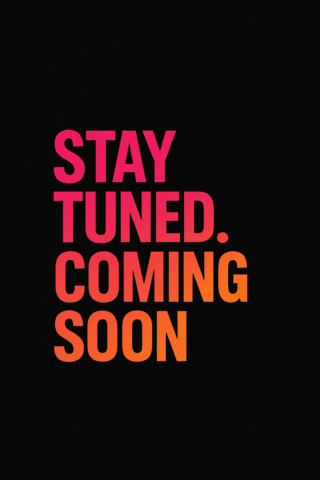 Coming Soon